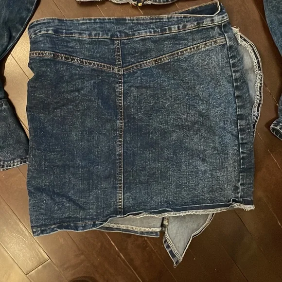 DENIM 2PC DRESS - Picture 9 of 10